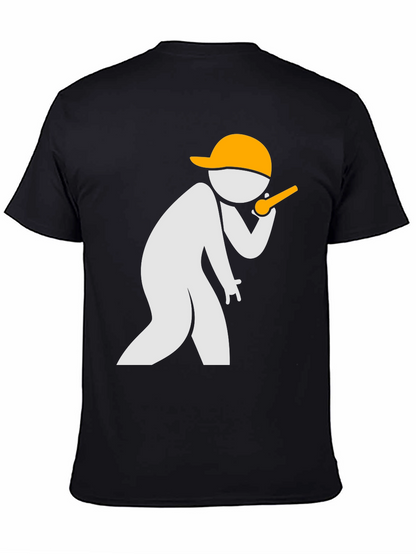 Whistleblower Graphic Tee - Black Casual T-Shirt