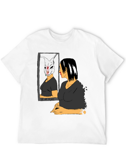 Go Ask Alice Black Graphic T-Shirt