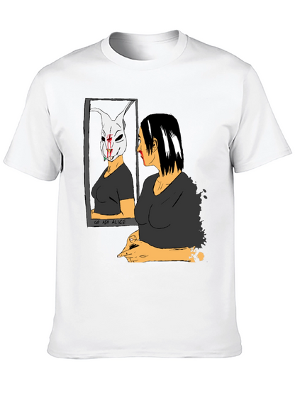 Go Ask Alice Black Graphic T-Shirt