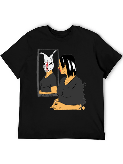 Go Ask Alice Black Graphic T-Shirt