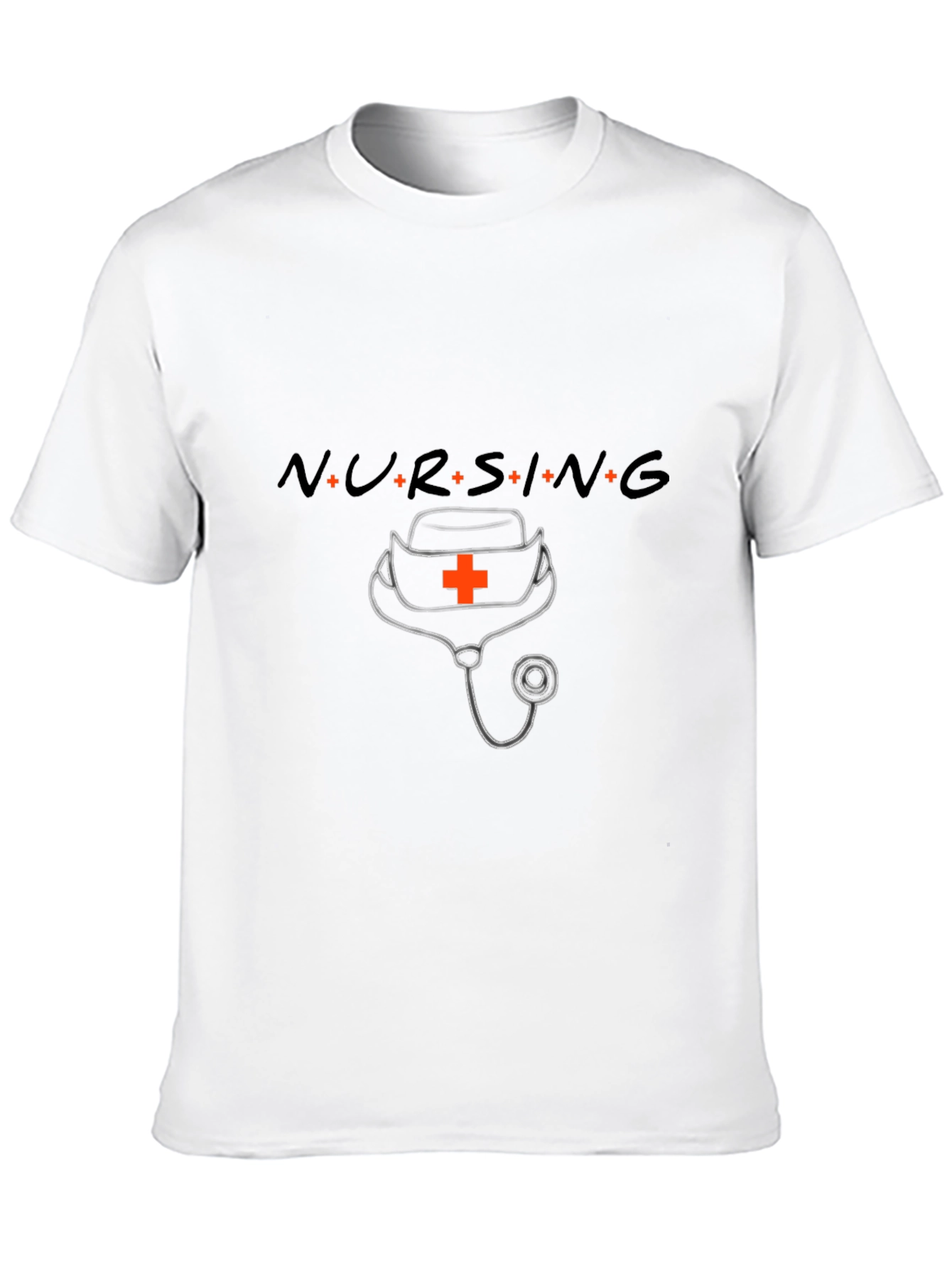 Nursing Friends T-Shirt Nurse Hat Stethoscope Tee