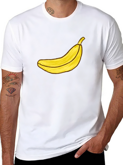 Banana Graphic Black T-Shirt - Funky Fruit Tee
