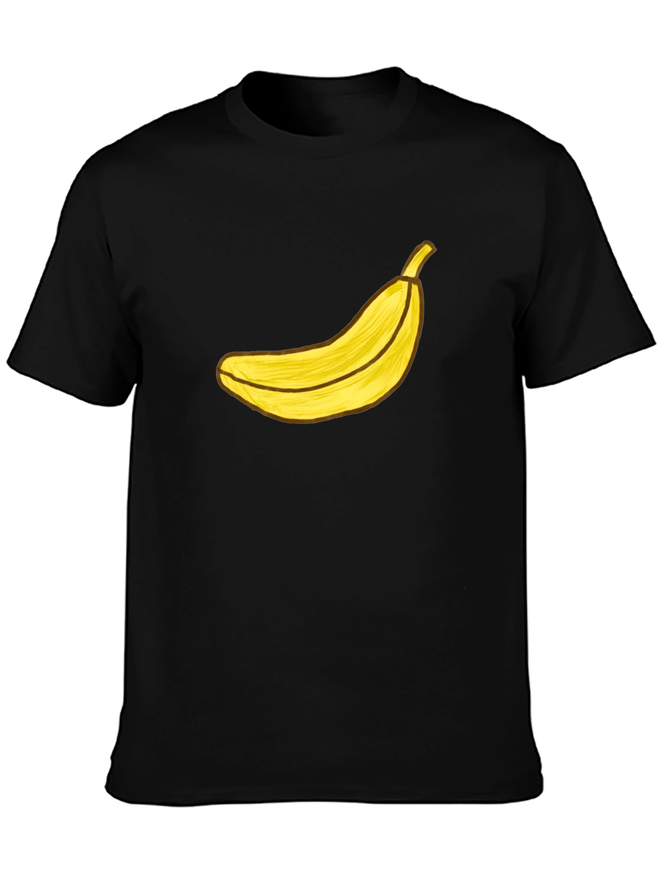 Banana Graphic Black T-Shirt - Funky Fruit Tee