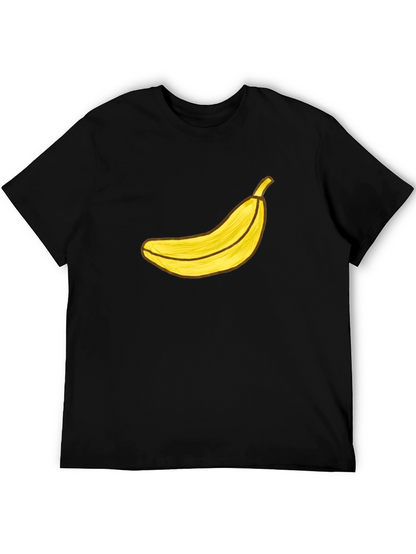 Banana Graphic Black T-Shirt - Funky Fruit Tee