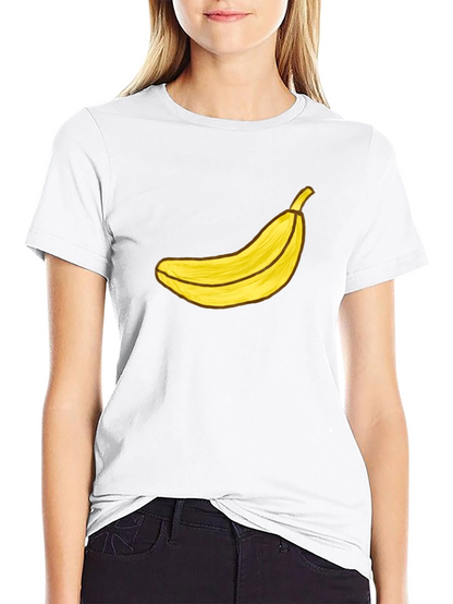 Banana Graphic Black T-Shirt - Funky Fruit Tee