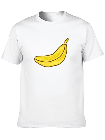 Banana Graphic Black T-Shirt - Funky Fruit Tee