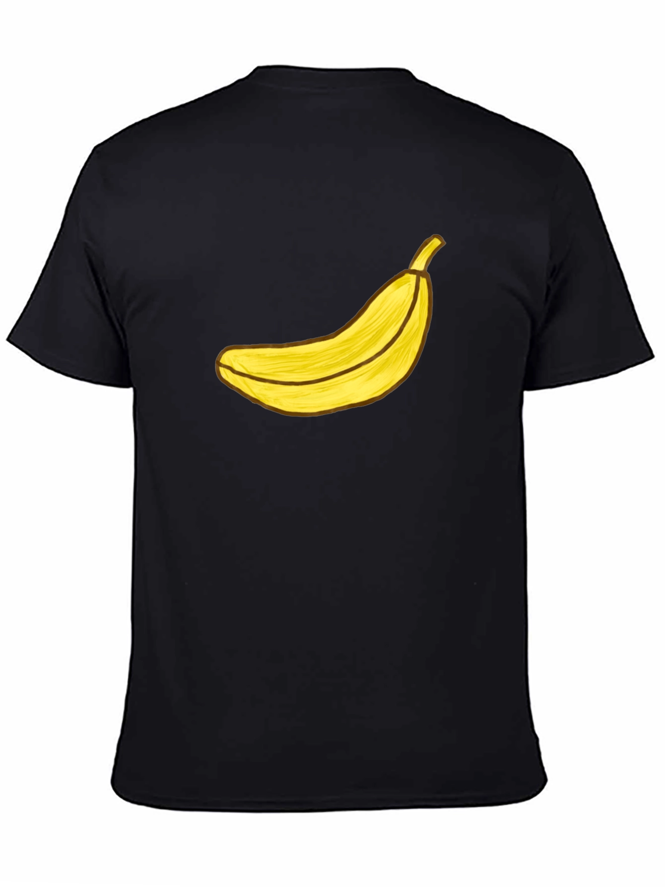 Banana Graphic Black T-Shirt - Funky Fruit Tee