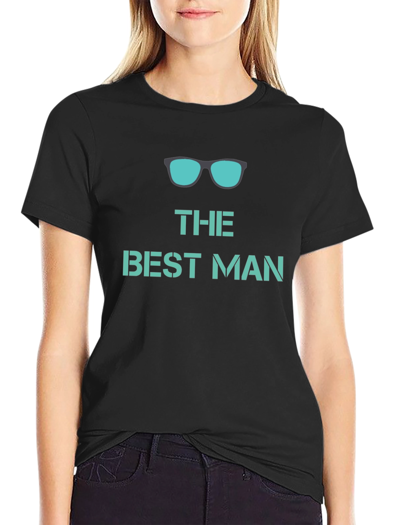 Best Man Crew Neck Graphic T-Shirt
