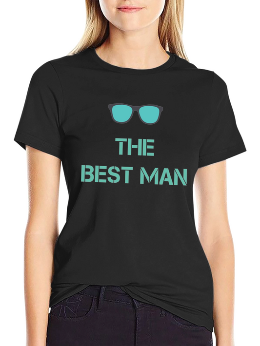 Best Man Crew Neck Graphic T-Shirt