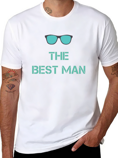 Best Man Crew Neck Graphic T-Shirt