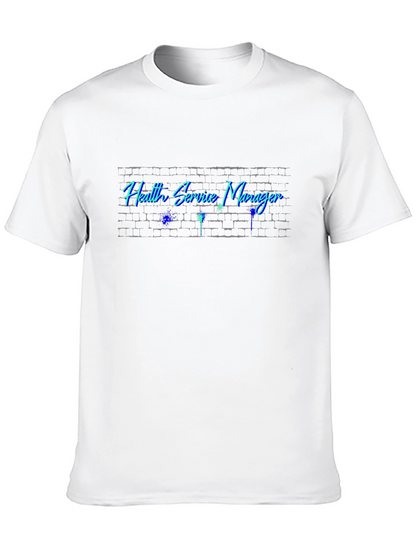 Health Service Manager Graphic Tee - Black