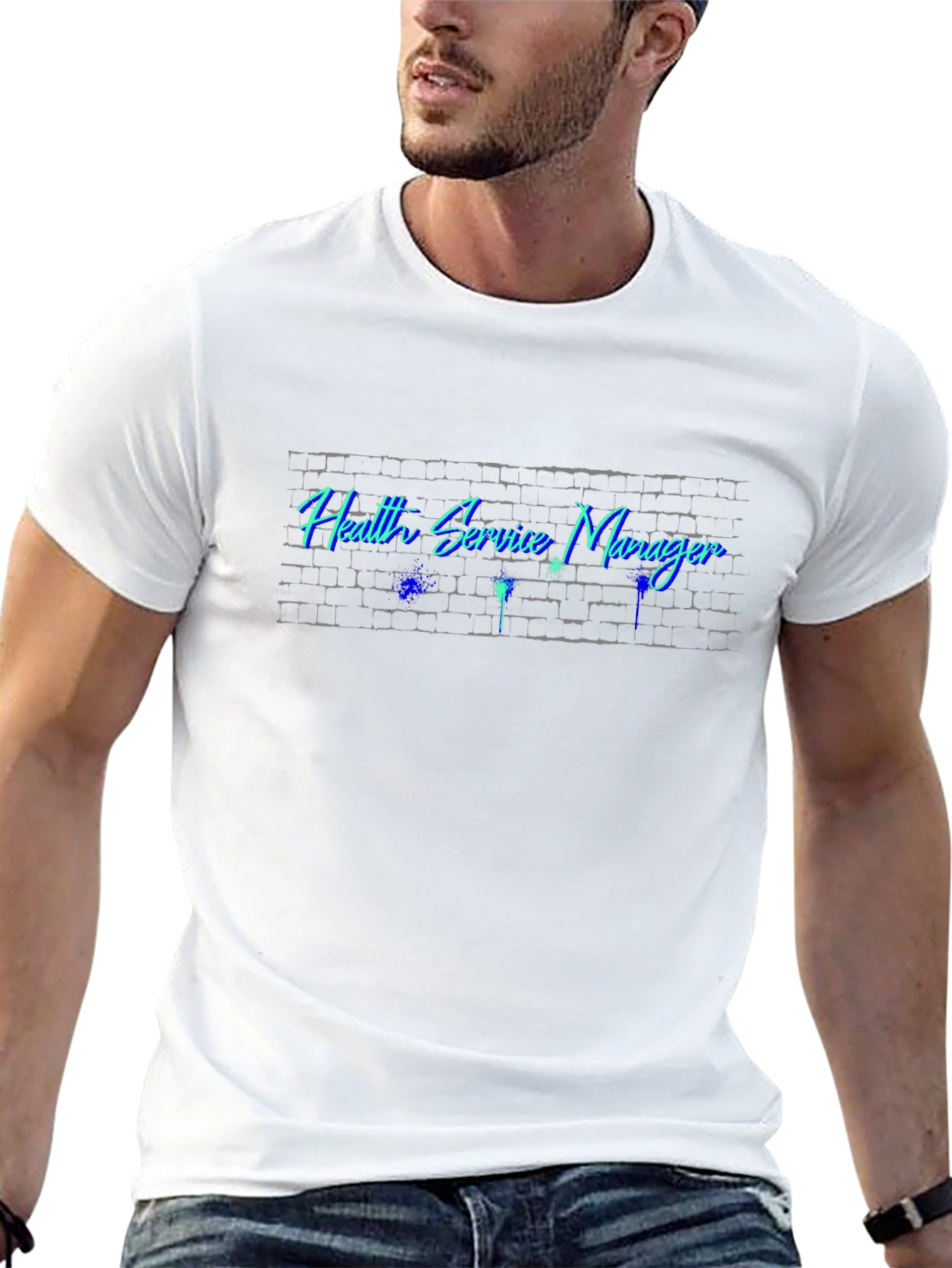 Health Service Manager Graphic Tee - Black