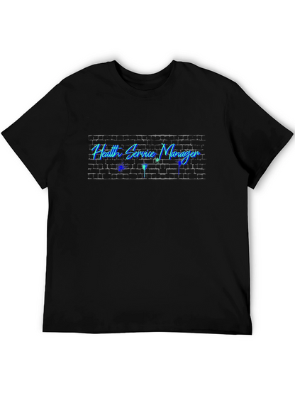 Health Service Manager Graphic Tee - Black