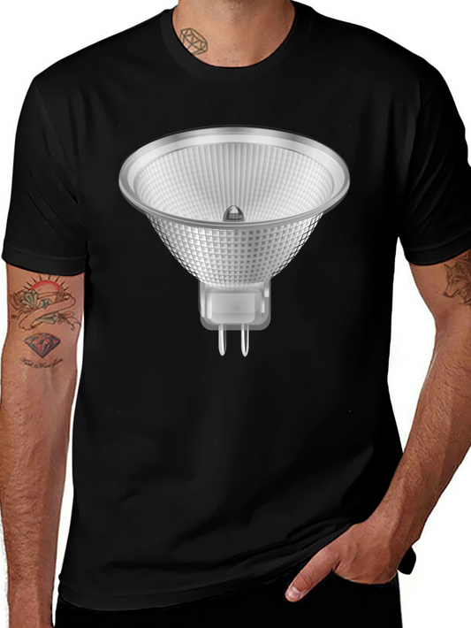 MR16 Halogen Light Bulb Graphic T-Shirt