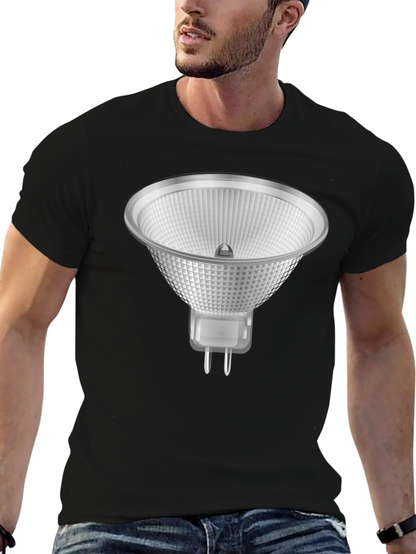 MR16 Halogen Light Bulb Graphic T-Shirt