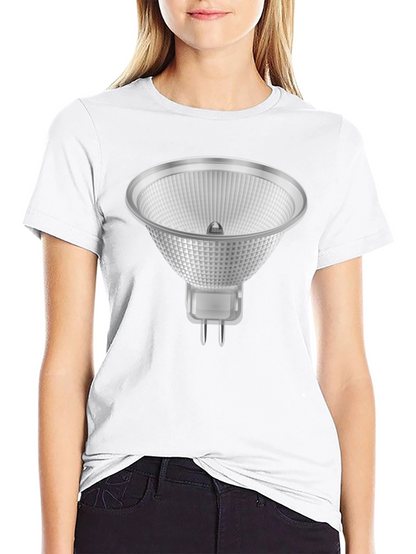MR16 Halogen Light Bulb Graphic T-Shirt