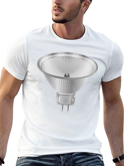 MR16 Halogen Light Bulb Graphic T-Shirt