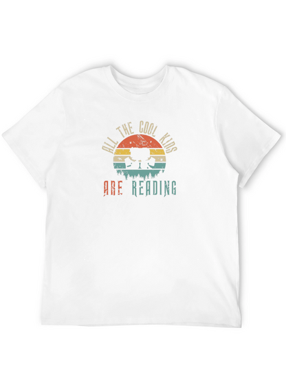 Cool Kids Reading T-Shirt Black Unisex