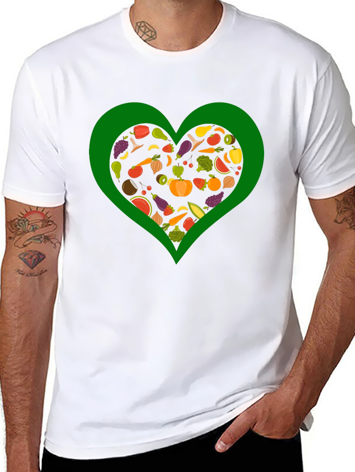 Love Fruits & Veggies Graphic T-Shirt