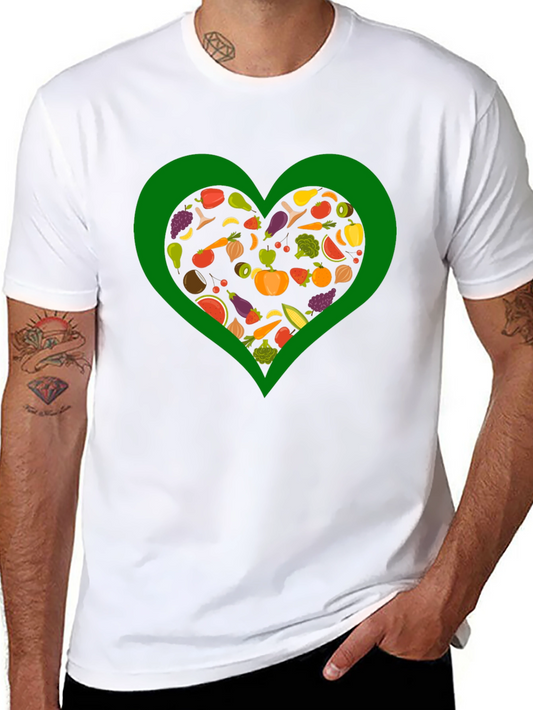 Love Fruits & Veggies Graphic T-Shirt