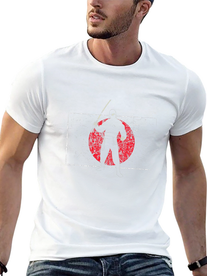 Ninja Warrior Graphic Tee - Black Cotton Blend