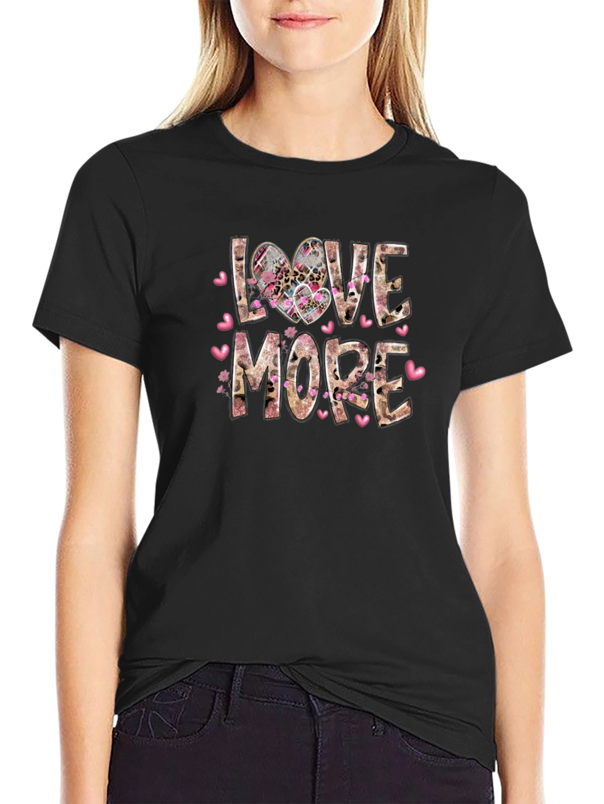 Love More Graphic Tee - Valentines Day