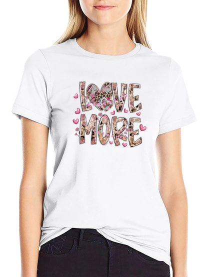 Love More Graphic Tee - Valentines Day