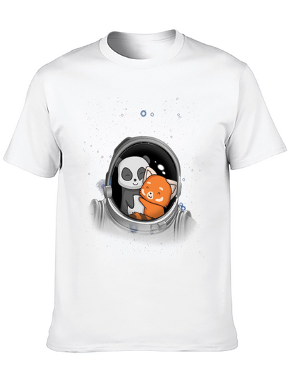 Astronaut Panda & Red Panda T-Shirt