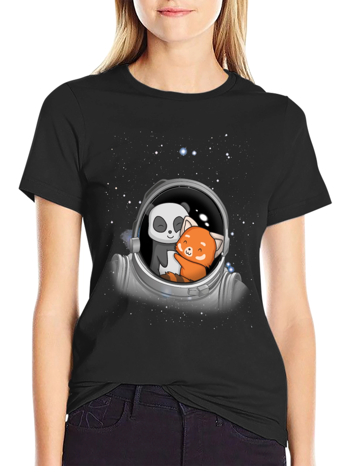 Astronaut Panda & Red Panda T-Shirt