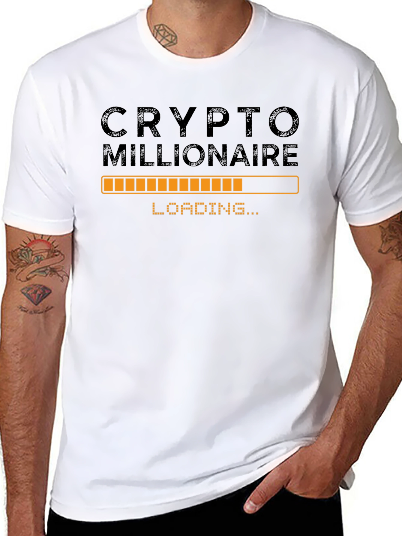 Crypto Millionaire Loading Funny T-Shirt