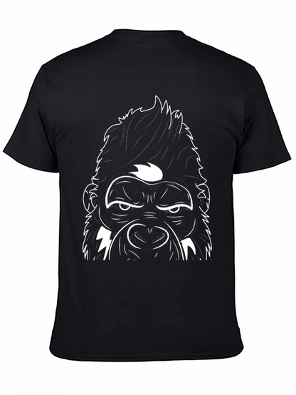 Black Gorilla Graphic Tee - Bold Streetwear Style