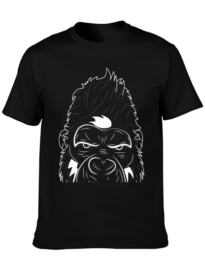 Black Gorilla Graphic Tee - Bold Streetwear Style