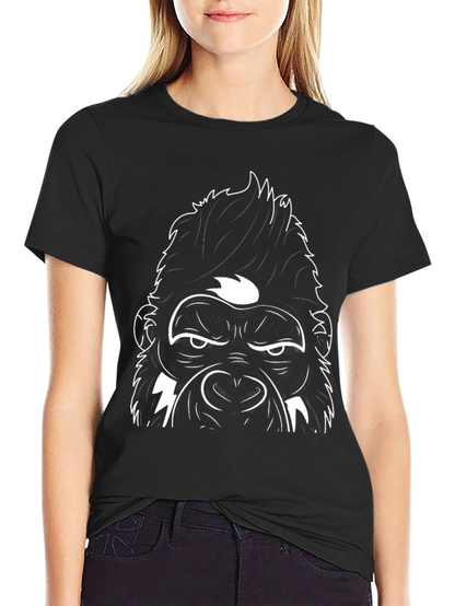 Black Gorilla Graphic Tee - Bold Streetwear Style