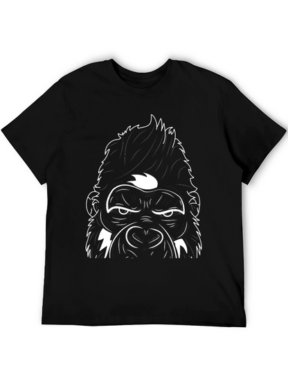 Black Gorilla Graphic Tee - Bold Streetwear Style