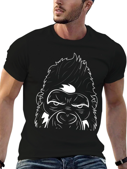 Black Gorilla Graphic Tee - Bold Streetwear Style