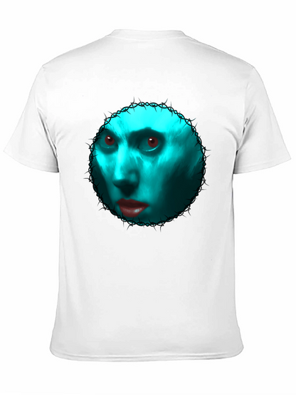 Gothic Blue Face Graphic Tee