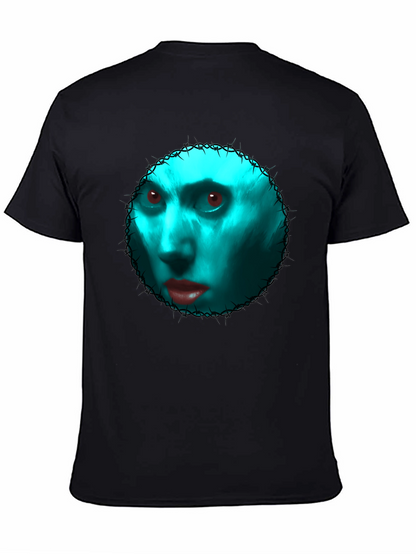 Gothic Blue Face Graphic Tee