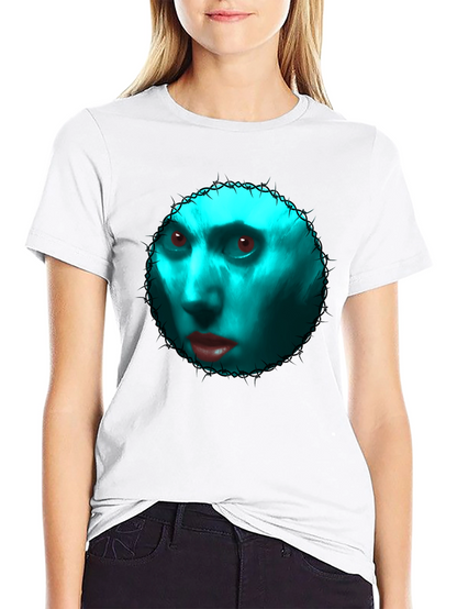 Gothic Blue Face Graphic Tee