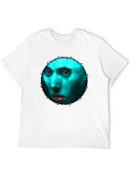 Gothic Blue Face Graphic Tee