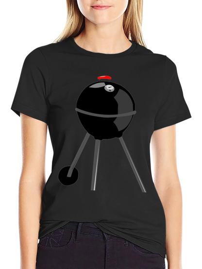 BBQ Grill Graphic Tee - Summer Cookout T-Shirt