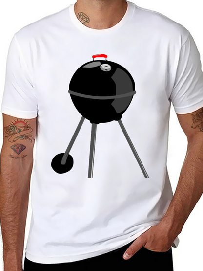 BBQ Grill Graphic Tee - Summer Cookout T-Shirt