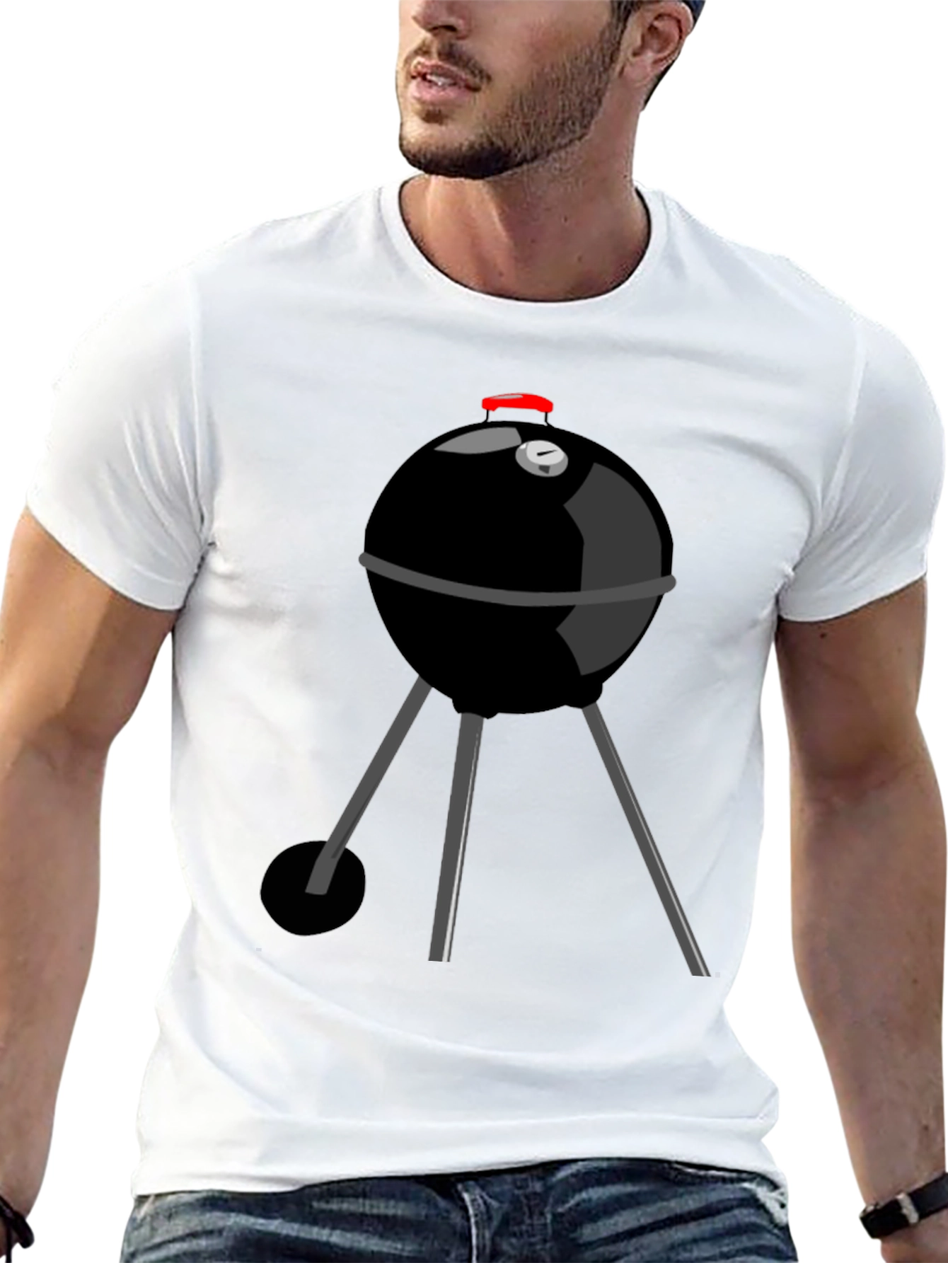 BBQ Grill Graphic Tee - Summer Cookout T-Shirt