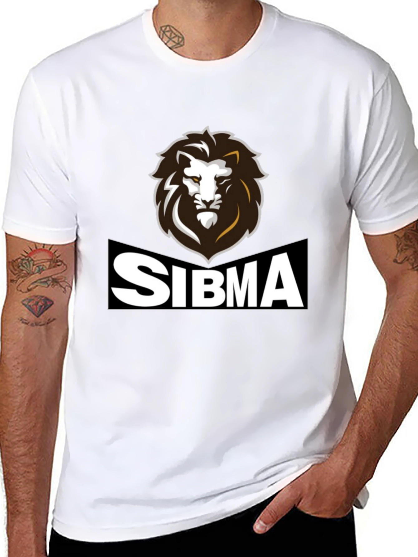 SIEMA Lion Graphic T-Shirt - Black