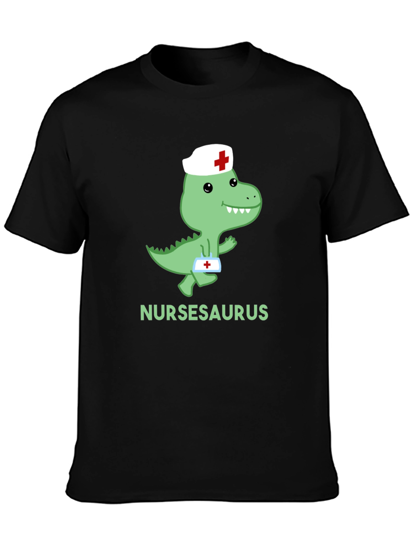 Nursasaurus T-Shirt - Cute Nurse Dino Tee