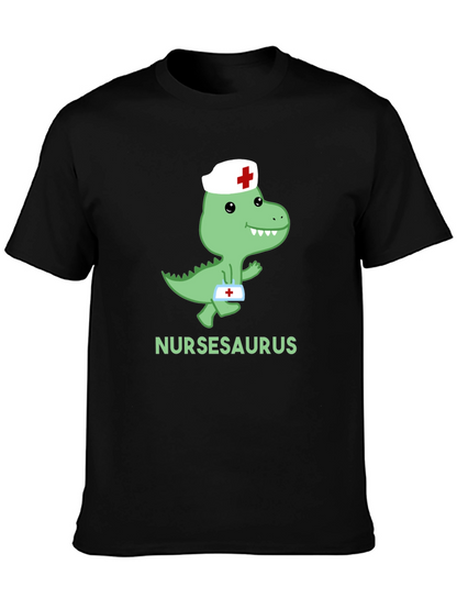 Nursasaurus T-Shirt - Cute Nurse Dino Tee