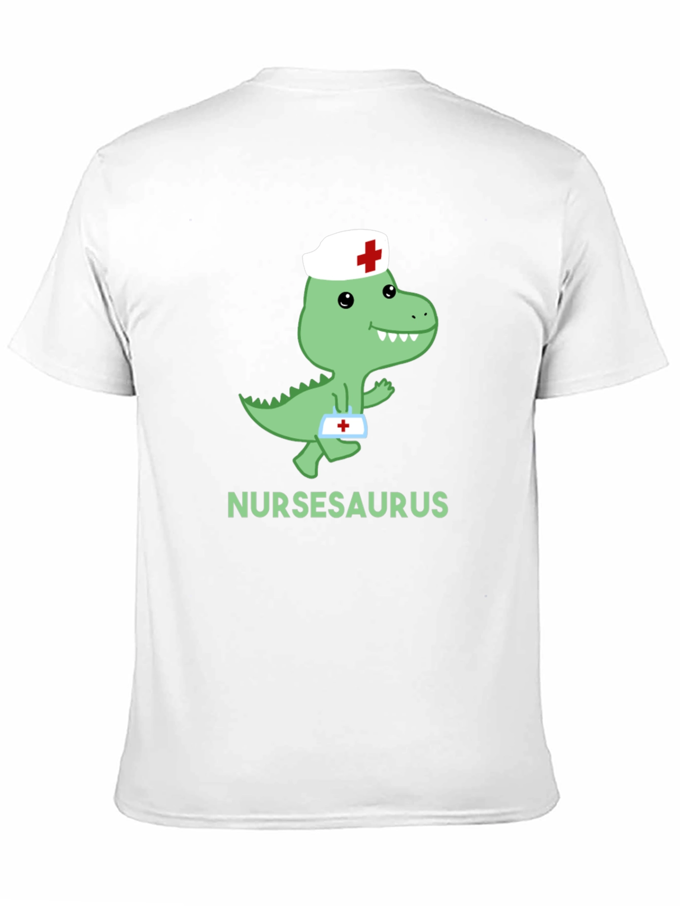 Nursasaurus T-Shirt - Cute Nurse Dino Tee