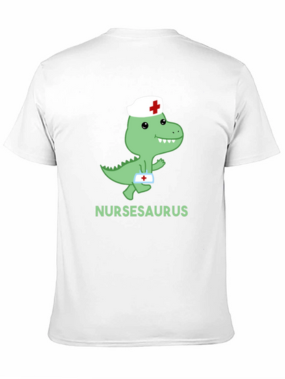 Nursasaurus T-Shirt - Cute Nurse Dino Tee