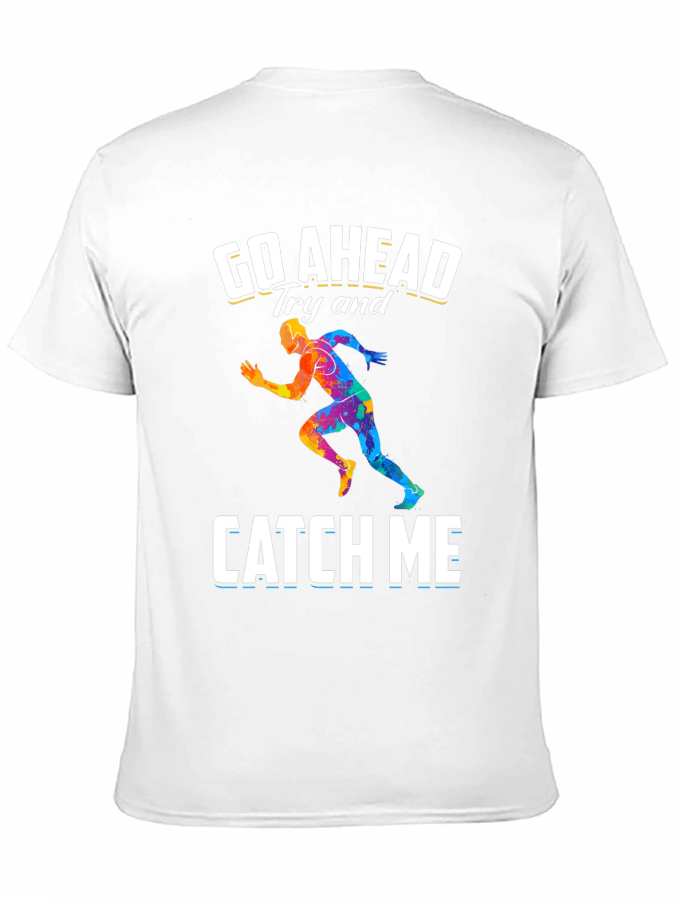 Go Ahead Catch Me Runner Graphic T-Shirt