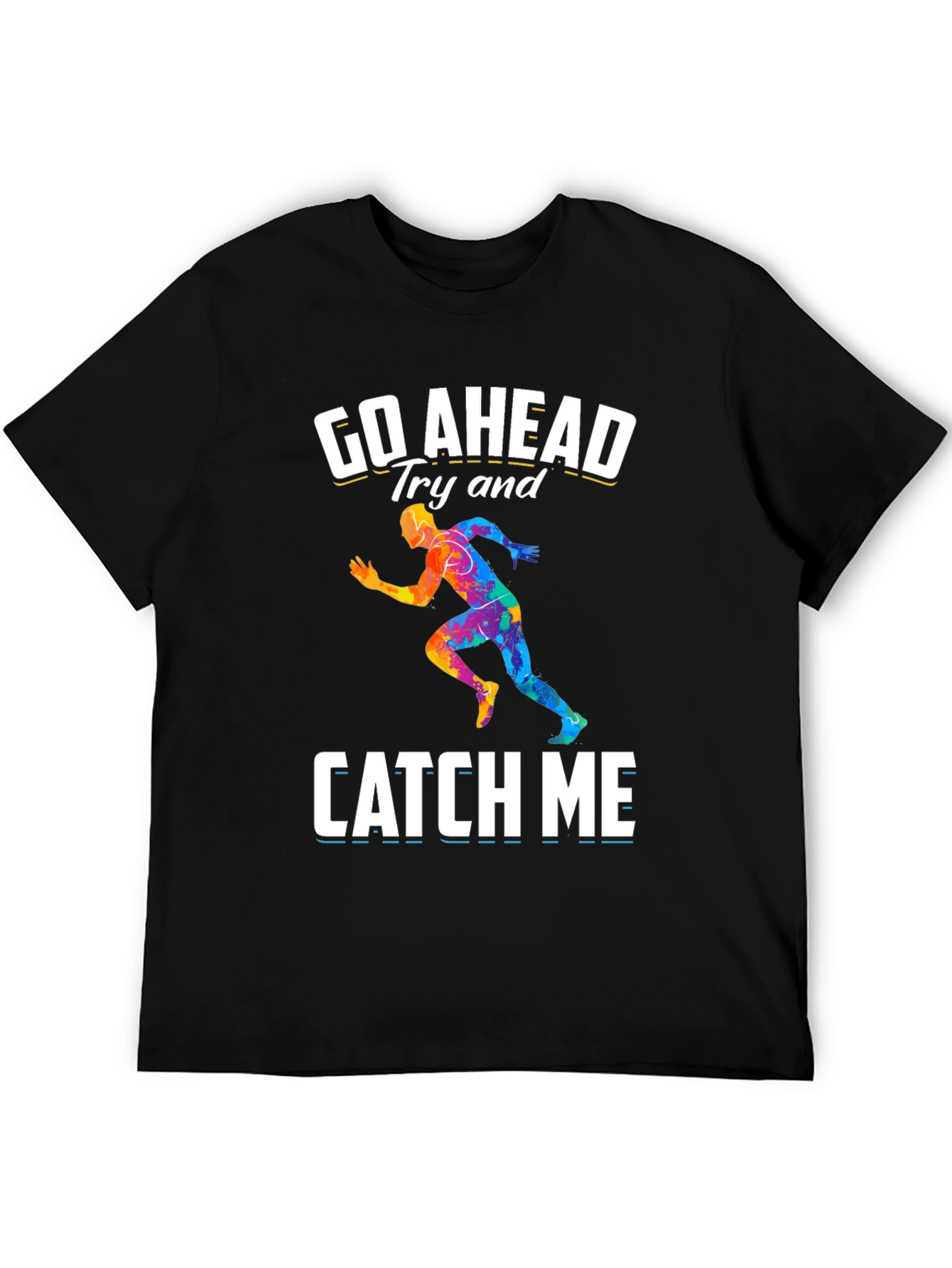 Go Ahead Catch Me Runner Graphic T-Shirt