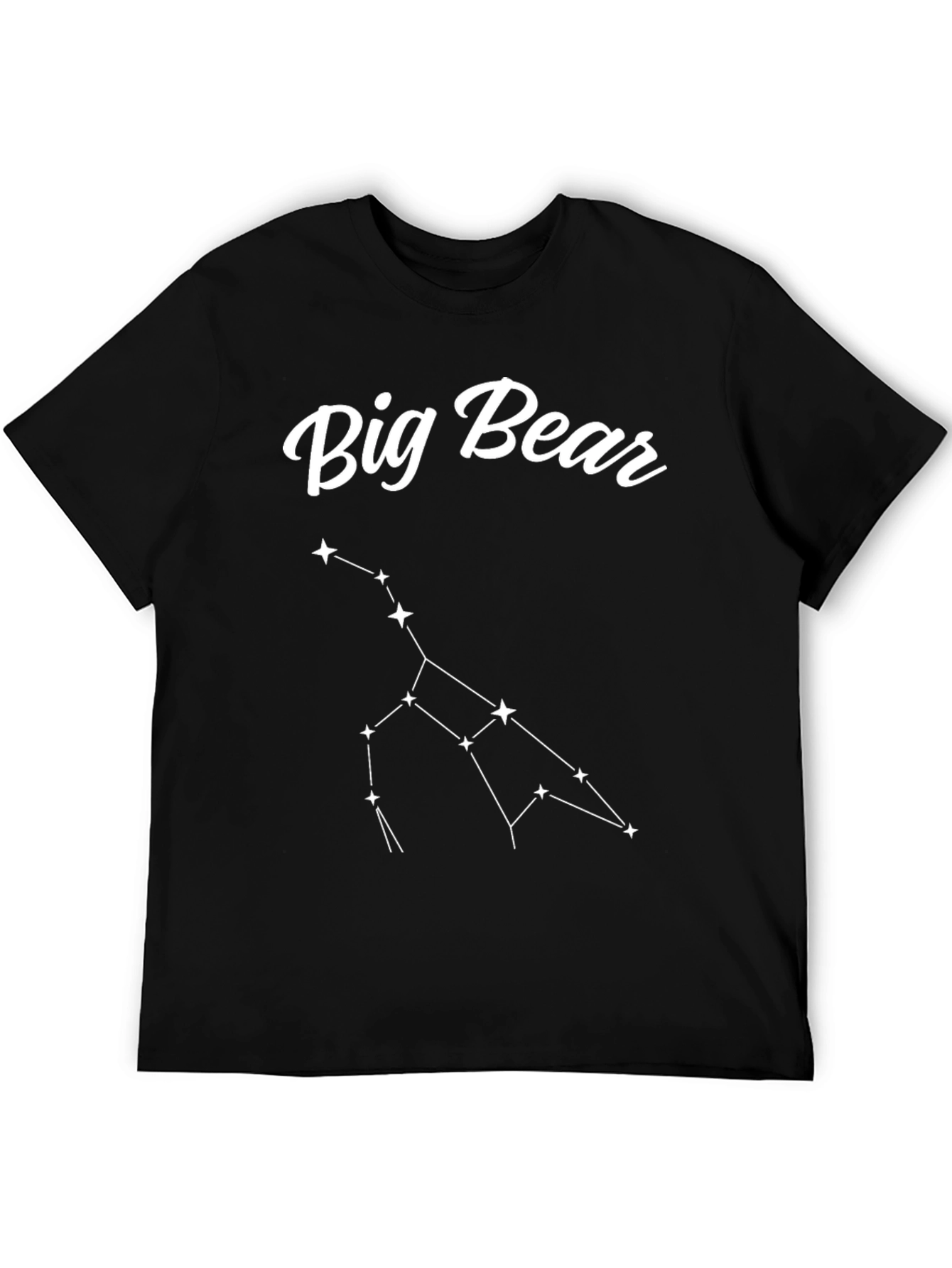 Big Bear Constellation Graphic T-Shirt - Black